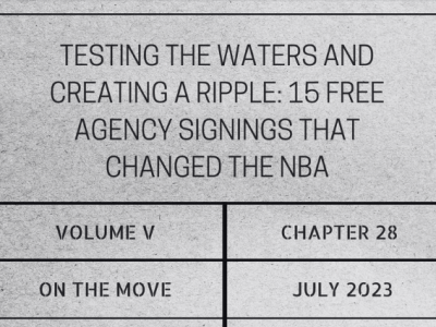 Testing the waters and creating a ripple: 15 free agency signings that changed the&nbsp;NBA