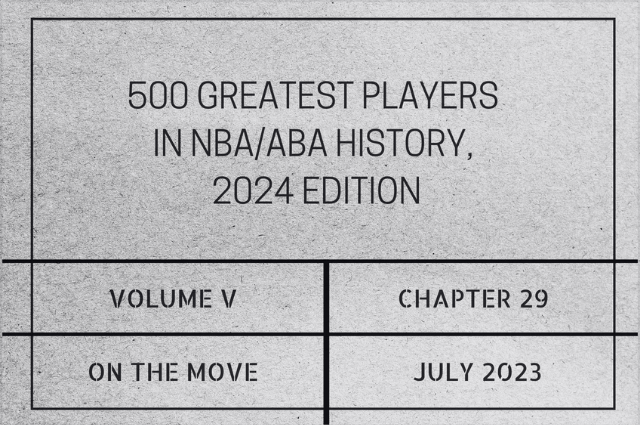 500 greatest players in NBA/ABA history, 2024&nbsp;edition