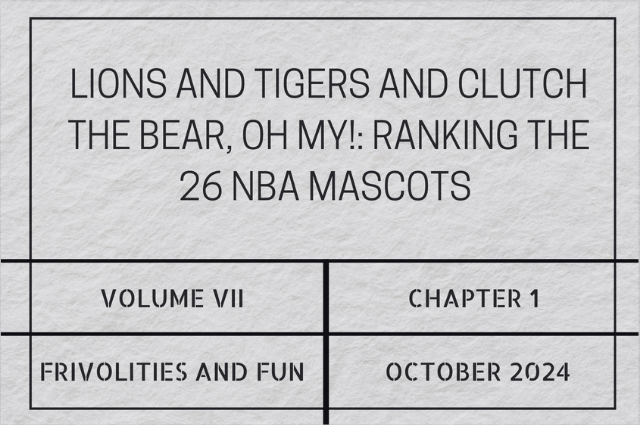Lions and tigers and Clutch the Bear, oh my!: Ranking the 26 NBA&nbsp;mascots