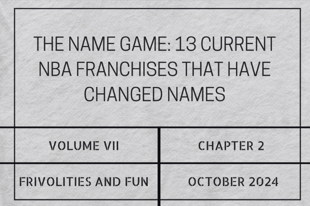 The name game: 13 current NBA franchises that have changed&nbsp;names