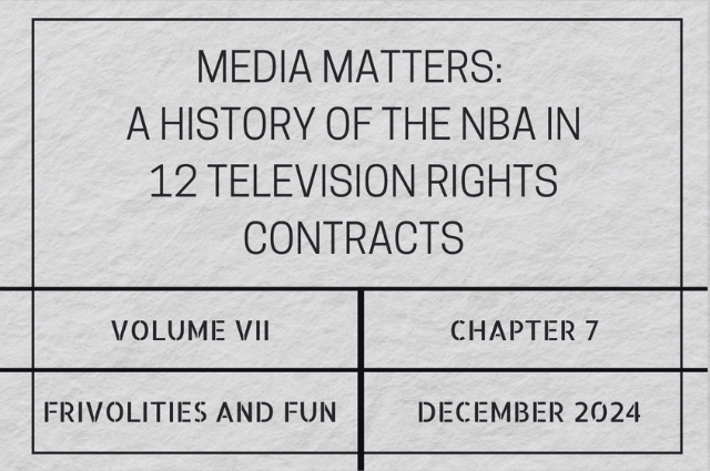 Media matters: A history of the NBA in 12 television rights&nbsp;contracts