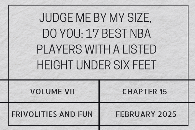 Judge me by my size, do you: 17 best NBA players with a listed height under six&nbsp;feet