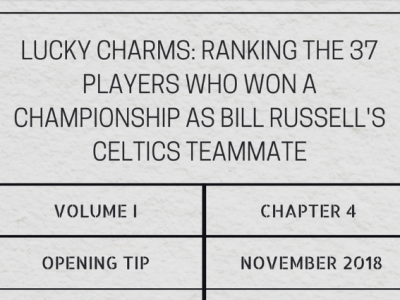 Lucky charms: Ranking the 37 players who won a championship as Bill Russell’s Celtics&nbsp;teammate
