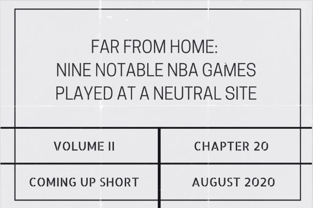 Far from home: Nine notable NBA games played at a neutral&nbsp;site