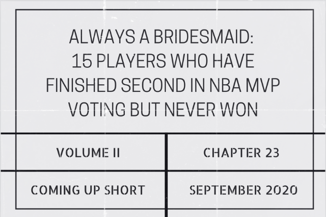 Always a bridesmaid: 15 players who have finished second in NBA MVP voting but never&nbsp;won