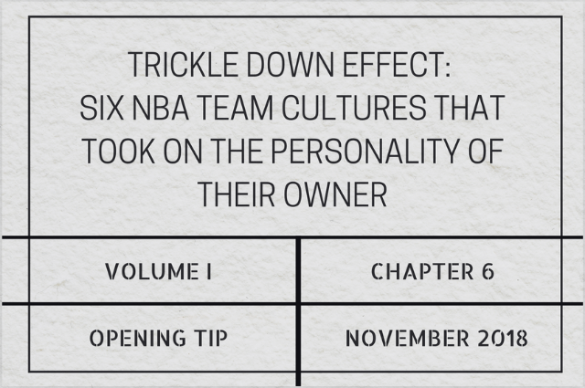Trickle down effect: Six NBA team cultures that took on the personality of their&nbsp;owner