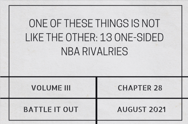 One of these things is not like the other: 13 one-sided NBA&nbsp;rivalries