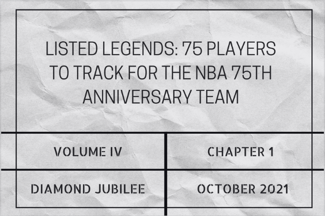 Listed legends: 75 players to track for the NBA 75th anniversary&nbsp;team