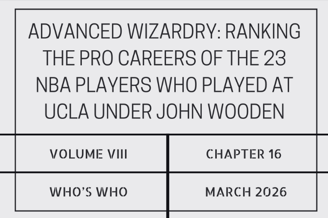 Advanced wizardry: Ranking the pro careers of the 23 NBA players who played at UCLA under John&nbsp;Wooden